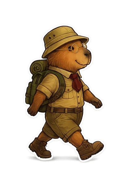 Capi, the capybara explorer